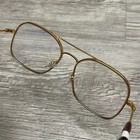 New Urban Outfitters Spitfire Gold Tone Vintage Style Aviator Eyeglass Frames
