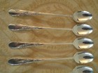 Oneida Community Bridal Wreath Eight Iced Tea Spoons Silverplate 1950