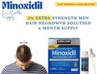 Kirkland Minoxidil 5  Extra Strength Men Hair Regrowth Solution 6 Month Supply