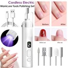 Electric Nail File Drill Portable Professional Manicure Pedicure Machine Set Kit