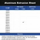 10pcs T Slot 2020 Aluminum Extrusion Eu Standard Anodized Profiles 20 20 600mm