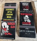 Vintage Matchbooks Reno  Lake Tahoe Casino hotel Lot Mapes Sahara Ramada 6pcs
