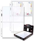 50 Pack Bcw 4 Pocket Photo Postcard Album Pages 3 5  X 5 25  Acid Free Archival