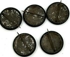 1940 s Set Of 5 Oakland Car Advertising Pin Back - 1  Diameter