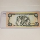 1993 Jamaica 2 Dollars Banknote Note Bill Currency Condition Vg 