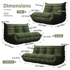 Bean Bag Chairs Cloud Couch Comfy Floor Sofa Lumbar Support No Assembly Needed