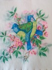 Baumgarten s Vtg Rice Paper Silk Effect Napkins 17 Cocktail Scalloped Japan Atl
