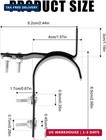 Mailbox Latch And Handle Kit  Metal Secure Replacement Set For Mailbox Door Repa