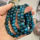 8mm 10pcs Natural Apatite Bracelet Healing Stretchy Healing Gemstone