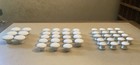 Vintage White Porcelain Ceramic Dressers Drawer Knobs Various Sizes Lot Of 44
