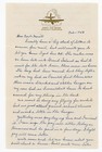  100th Bomb Group Wwii Letter Sgt Warders B 17 Gunner Our Gal Sal 10 1 43 
