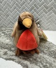 Ty Inc  Early The Robin Bird Beanie Baby Retired  errors  Beanies Collection New