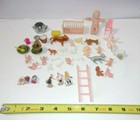 Vintage Gumball Prize Charm Toy Cracker Jack   Dollhouse Miniatures Misc Toy Lot