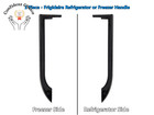 Door Handle - Fridge Frigidaire Lfhi1826lm0 Lfht1817lb1 Lftr1814lb0 Nftr18x4lb0