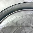 Vtg Tiffany   Co Large Nautilus Crystal Ice Bucket Wine Cooler Champagne