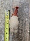 Antique German Folk Art Wool Cotton Santa Claus Christmas Ornament Figure