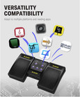 Donner Wireless Page Turner Pedal Rechargeable Bluetooth For Tablets   Phones Pc