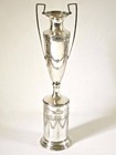 Edwardian Sterling Silver 12  Vase Urn Garniture Chester England 1905