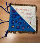 Scouting Flag Embroidery Flag Flag Pennant With Fringes Handmade