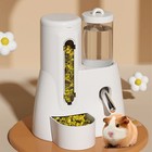 Hamster Water Dispenser Automatic Feeder Cage Water Bottle 2 In 1 No Drip