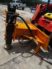 New 680 Hydraulic Fence Post Driver 10  Skid Steer Attachment Bobcat Cat Kubota