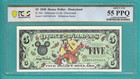  5 2000 Disney Dollar Goofy Pcgs 55ppq