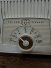 1950 s Vintage Philco Twin Speakers Am Radio 54-5256 Parts Only Condition White