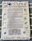 Vtg Vogart Transfer Pattern-9001  Elizabethan Embroidery crewel Work  New unused