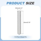 110pcs Dowel Pin 3mm X 20mm Shelf Support Pin 304 Stainless Steel Shelf Pegs