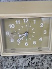 Vintage Mcm Rca Clock Radio works Rzd-401y  Very Good  Green Face 