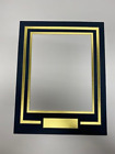 Picture Framing Mat 11x14 For 8x10  And Name Plate  Choose Team Colors  V Groove