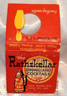 1 Vtg Feature Bowling Matchbook Full Unstruck With Cut Out
