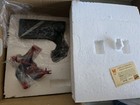 Attakus Spider-man On Gargoyle Statue 1997 Marvel Red Display Figure In Box