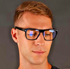 New Tom Ford Tf 5902-b 001 Shiny Black Gold Authentic Eyeglasses Frames 54-17