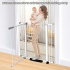 41 Inch Tall Baby Gate Auto Close Dog Gate Adjustable 29 92 -43 71  Wide Pressur