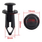 Fender Clips Push Body Rivets For Kawasaki Brute Force   Teryx 750 Kvf750 Krf750