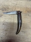 Revolutionary War Era 18th  Early 19th Century Hand Forged Folding Penny Knife
