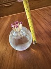 Antique Large Edwardian Glass Match Striker 2 3 4  Tall