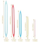 Large Eye Finishing Yarn Needles  Plastic Sewing Weaving Needles For Crochet    