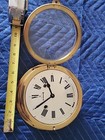 Vintage German Benchmark Ships Bell Clock Not Working No Key Brass