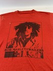 Vintage Bob Marley Shirt Sz Medium Screen Stars 80   s Single Stitch Distressed