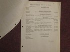 Passage To Marseille - Original 1943 Warner Bros  Staff Cast Sheet - Bogart