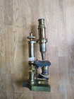 Antique Brass Microscope Klonne   Muller Kl  nne And M  ller Rare Stand