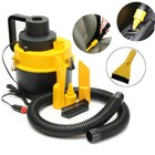 12v Wet Dry Vacuum Cleaner Portable Handheld Light Inflator Auto Car Van Caravan
