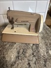 Vintage Miniature Singer Child s Sewing Machine Metal W  Case Great Britain