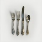 Vintage Grande Baroque By Wallace Sterling Silver 4 Piece Place Setting