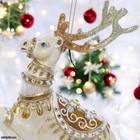 Jay Strongwater Blitzen Glass Ornament Sdh20106-250 Christmas Reindeer