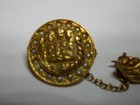 Rare Antique 1922 Job   s Daughters Pin W  Cornucopia  Iyob Filiae  phq  