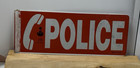 Vintage Canadian Pacific Railway Police Safety Sign Cacp Scotchlite Reflective