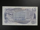 Scarce 1980 s Bank Of Ireland  northern Irish    5 Banknote Gf z Replacement